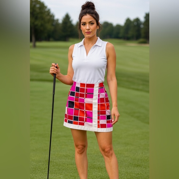 EP Pro Golf Skort Women’s Size 2 – Built-In Shorts, Breathable, Classic Style - Picture 3 of 5